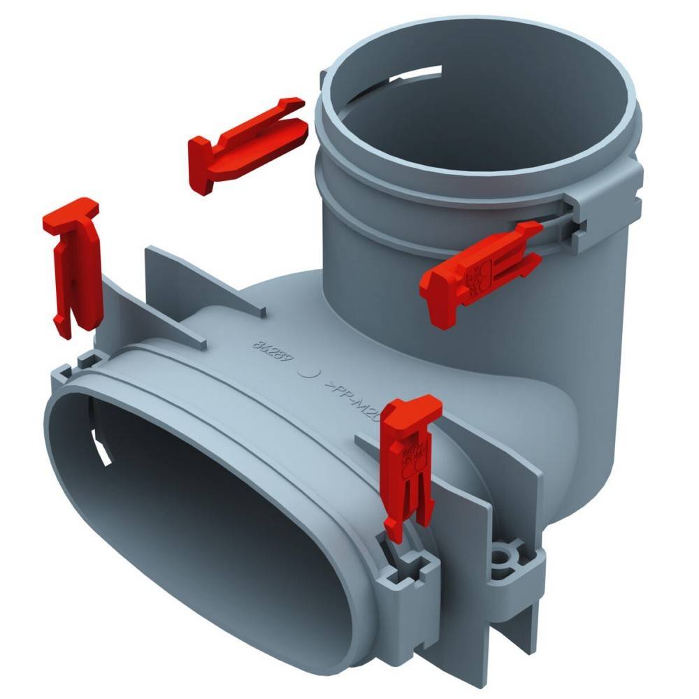 Helios Ventilatoren FlexPipe Übergang FRS-ÜV 51-75