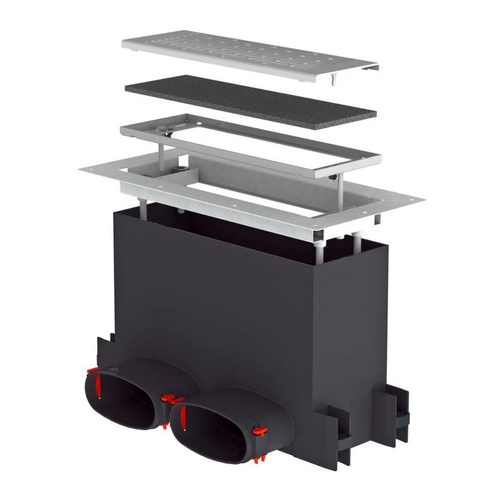 Helios Ventilatoren FlexPipe Wand-Boden-Kasten FRS-WBK 2-51