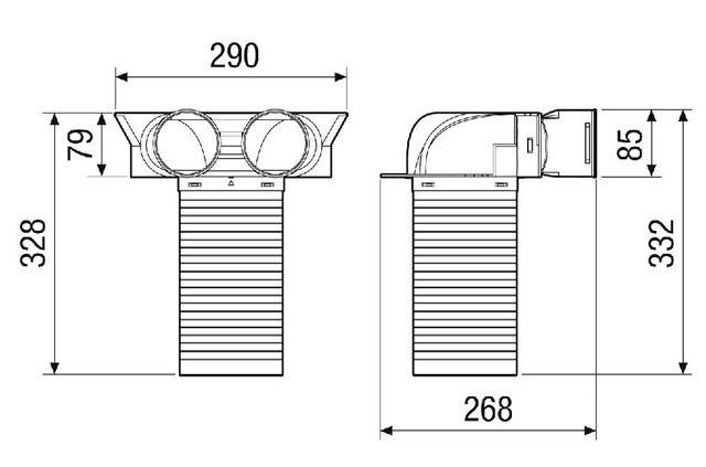 Maico Umlenkstück MA-U2-75