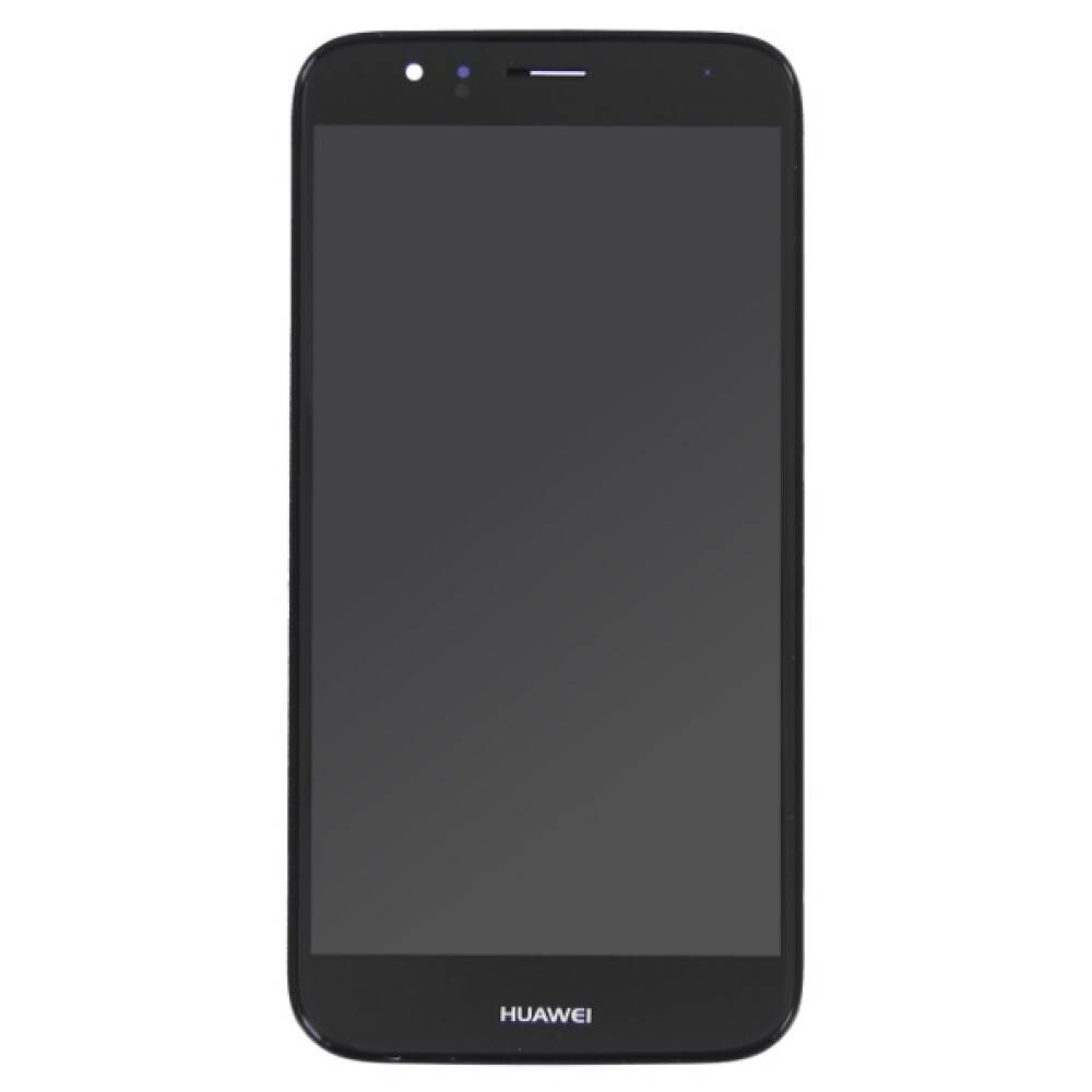 Display für Huawei G7 Plus LCD + Rahmen schwarz Touch स्क्रीन Ersatz
