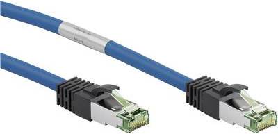 Goobay CAT 8.1 Patchkabel, S/FTP (PiMF), Blau, 1 m