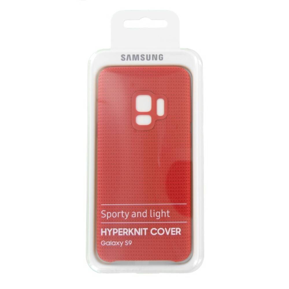 Original Hyperknit-Schutzhülle für Samsung Galaxy S9 G960 Rot EF-GG960FREGWW