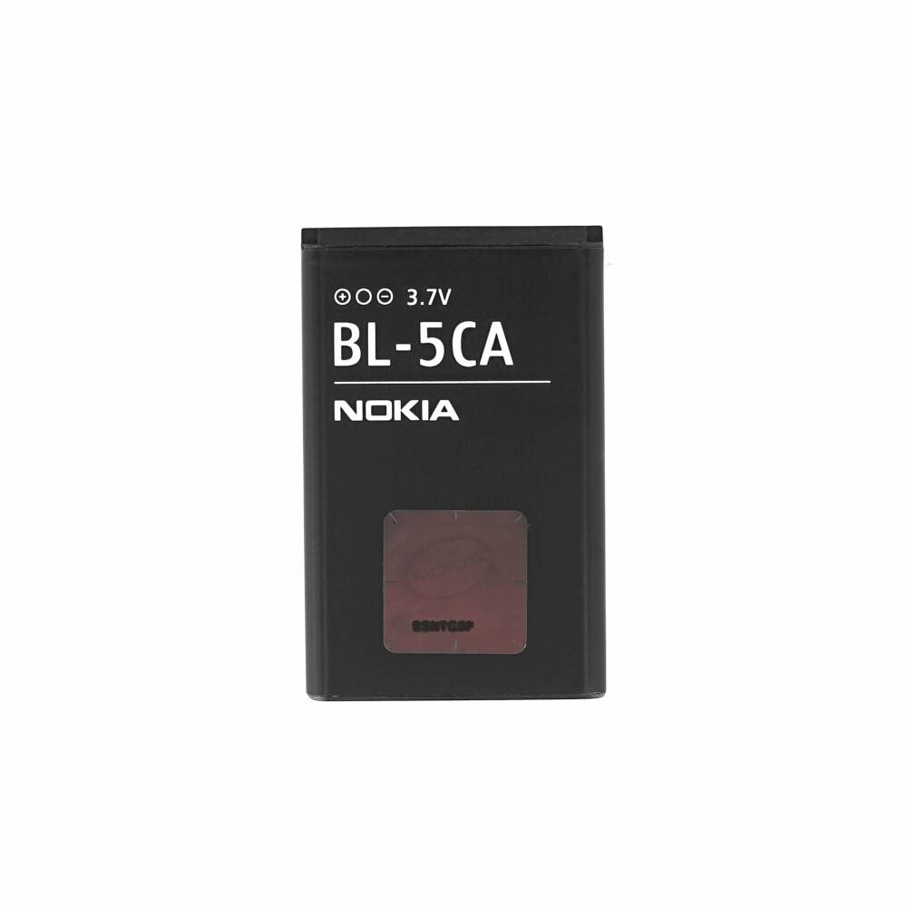 Eine schwarze Nokia-Batterie mit der Bezeichnung „BL-5CA