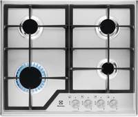 Electrolux EGS6426SX, Edelstahl, Integriert, Gaskochfeld, Edelstahl, 4 Zone(n), 4 Zone(n)