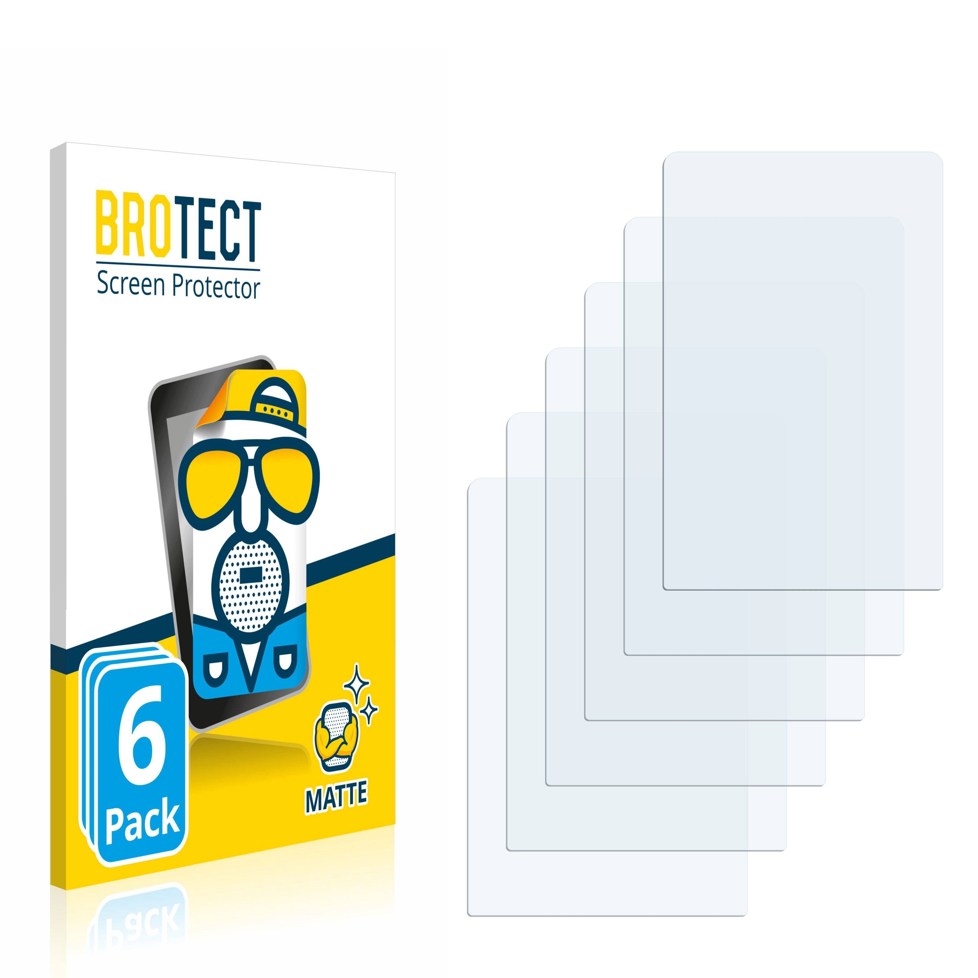 6x BROTECT Matte Displayschutzfolie für Wahoo Elemnt GPS - Entspiegelt,