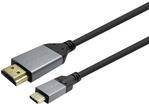 Vivolink PROUSBCHDMIMM1 Kabeladapter HDMI Type A (Standard) USB C Schwarz (PROUSBCHDMIMM1)