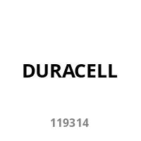 Ein Batteriepack von Duracell mit der Codes 119314.