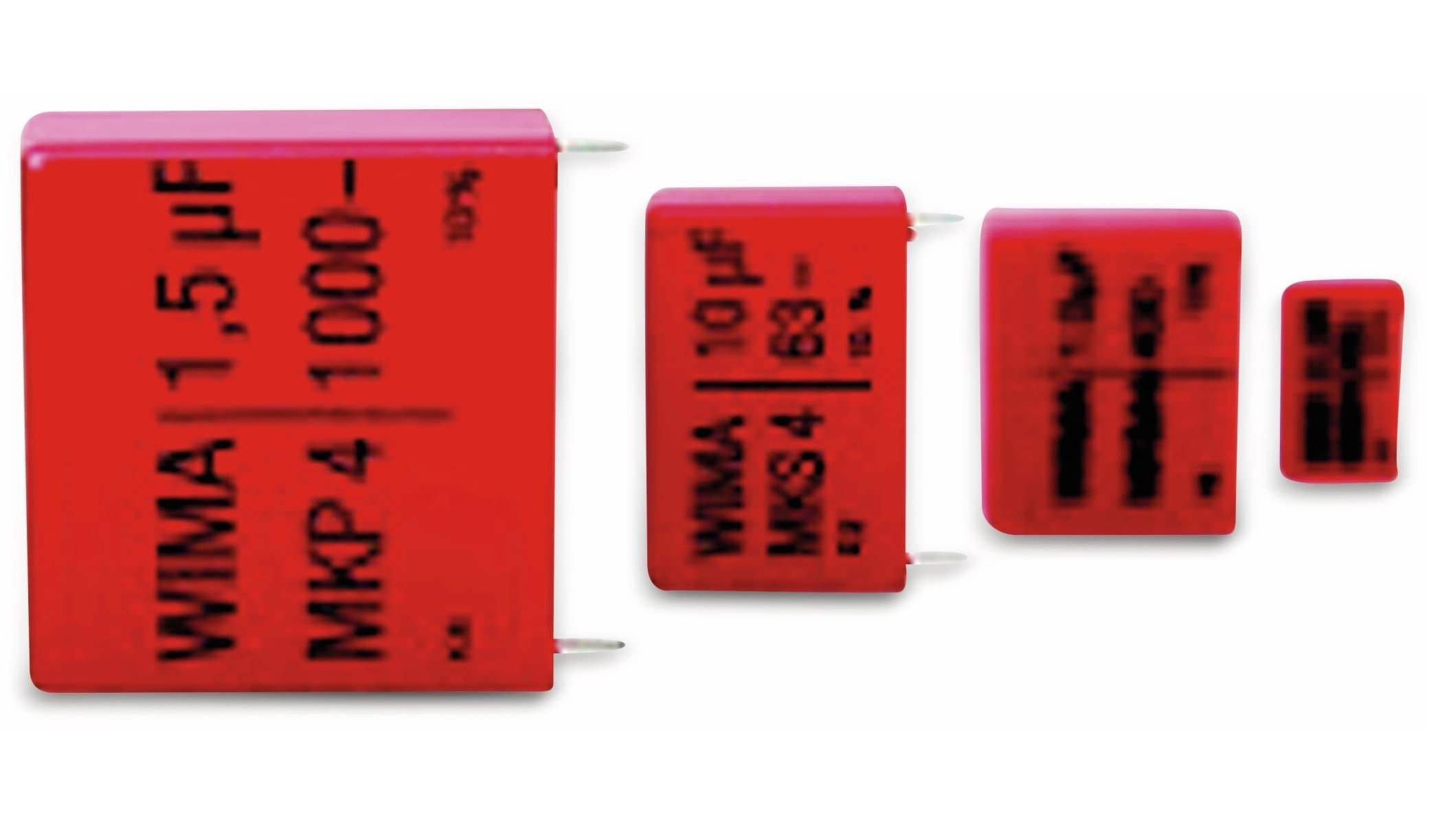 WIMA Folienkondensator, 2,2 UF, 400 V, radial, RM 27,5, MKS4G042206B00KSSD