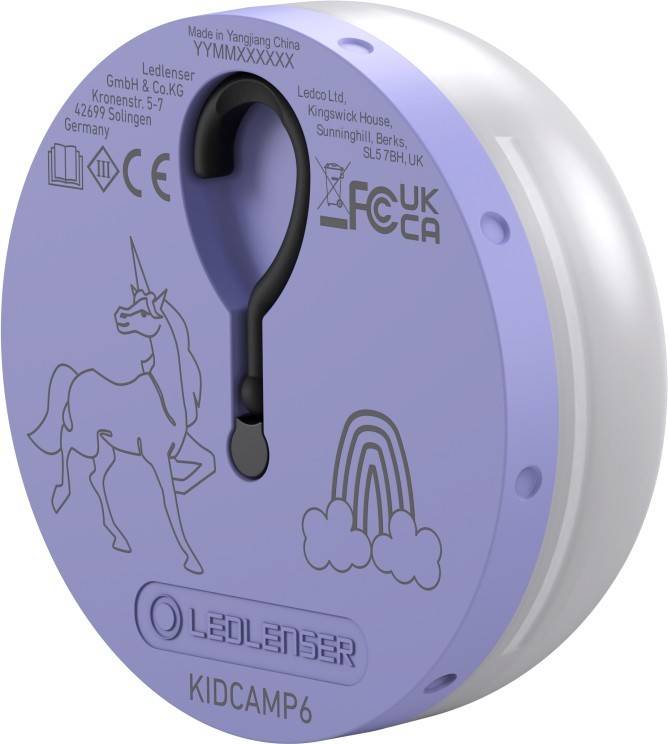LED LENSER® Kinderlampe Kidcamp6 purple