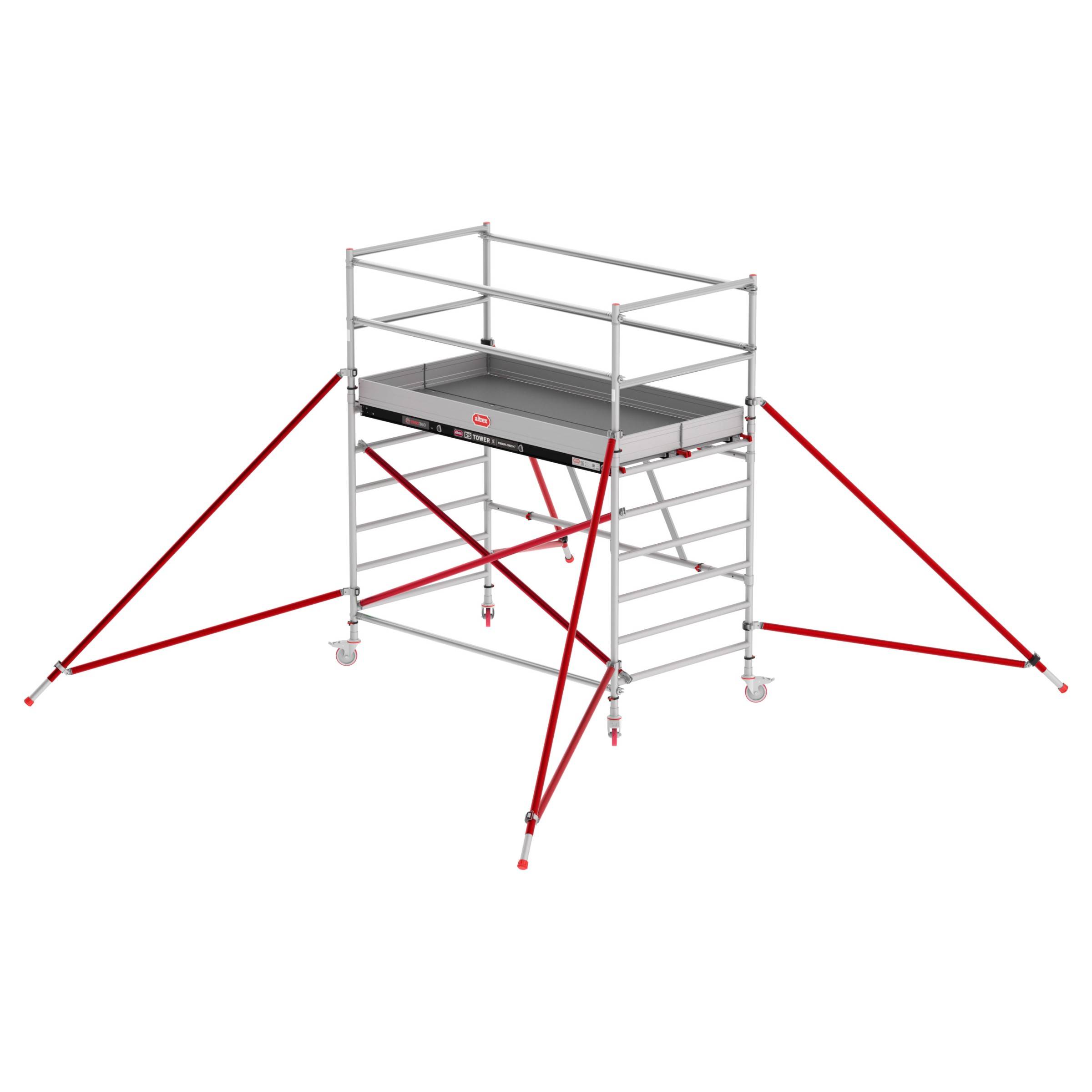 Altrex RS Tower 55 ohne Safe-Quick® 3,8m Arbeitshöhe Fiber-Deck 1,85m
