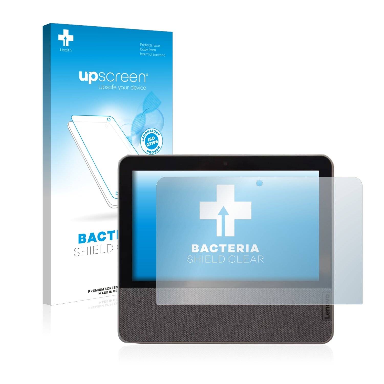 upscreen Bacteria Shield Clear Premium Antibakterielle Displayschutzfolie für Lenovo Smart