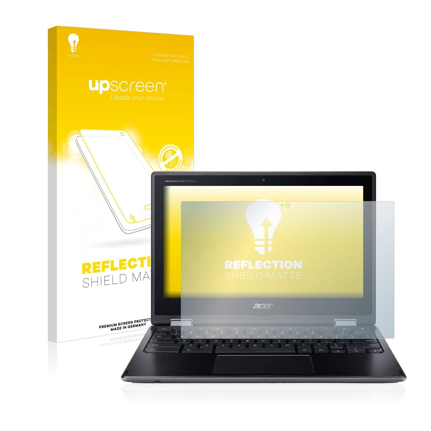 upscreen Reflection Shield Matte Premium Displayschutzfolie für Acer Chromebook Spin 511