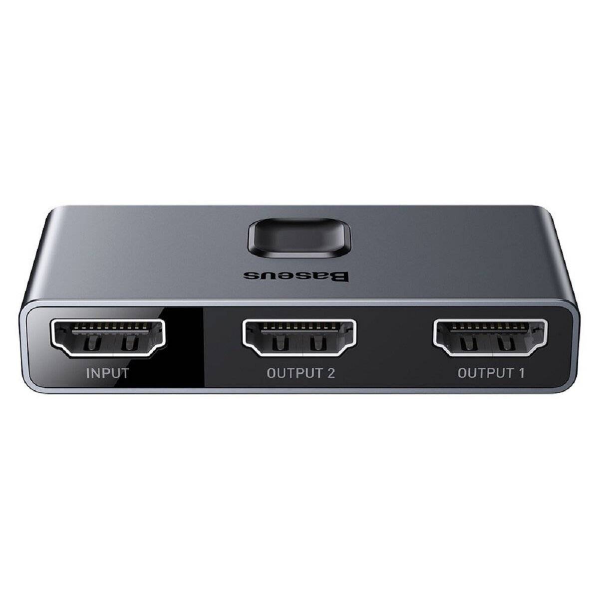 Baseus 2-Wege-Switch-Splitter HDMI-Umschalter - 2x HDMI 4K / 30 Hz grau