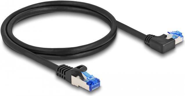 Delock Netzwerkkabel - RJ-45 (M) gerade zu RJ-45 (M) - links gewinkelt - 1 m - 6