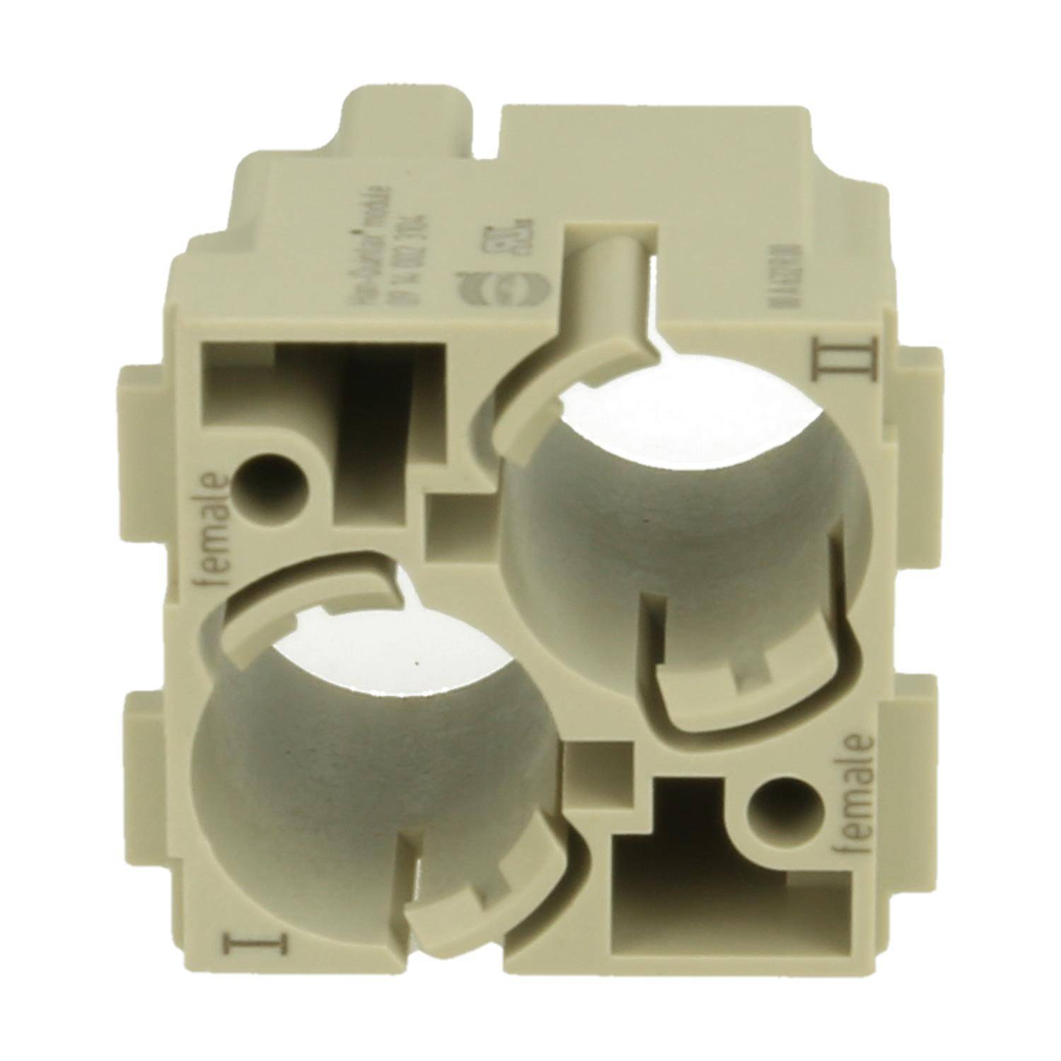 09140023104 HARTING Han Halterung für zwei Han Quintax Buchseneinsatz (F) - 1Stück