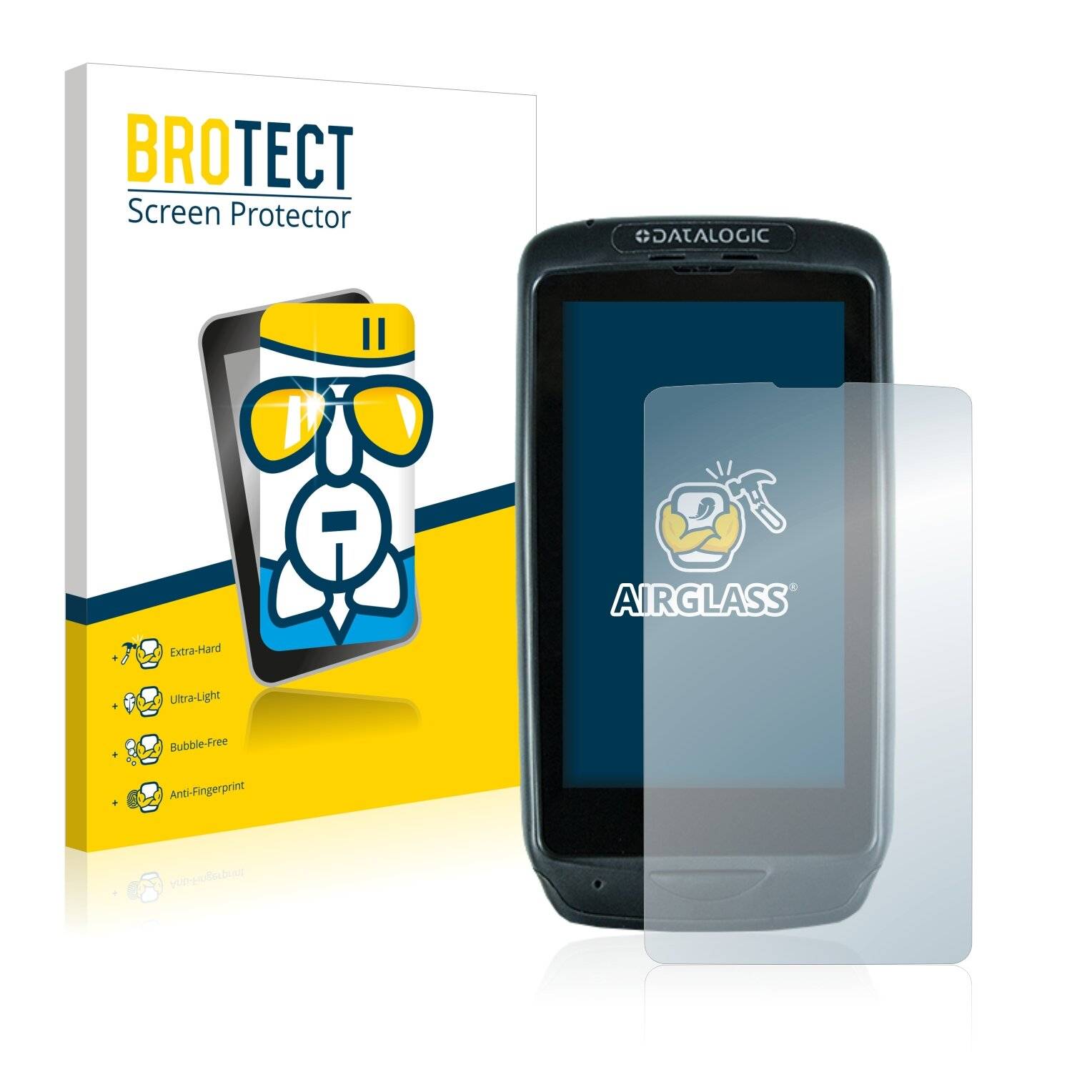 BROTECT AirGlass Schutzglas Folie für Datalogic Memor