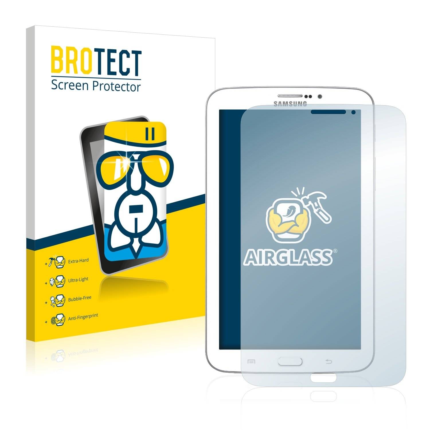 BROTECT AirGlass Schutzglas Folie für Samsung Galaxy Tab 3 7.0