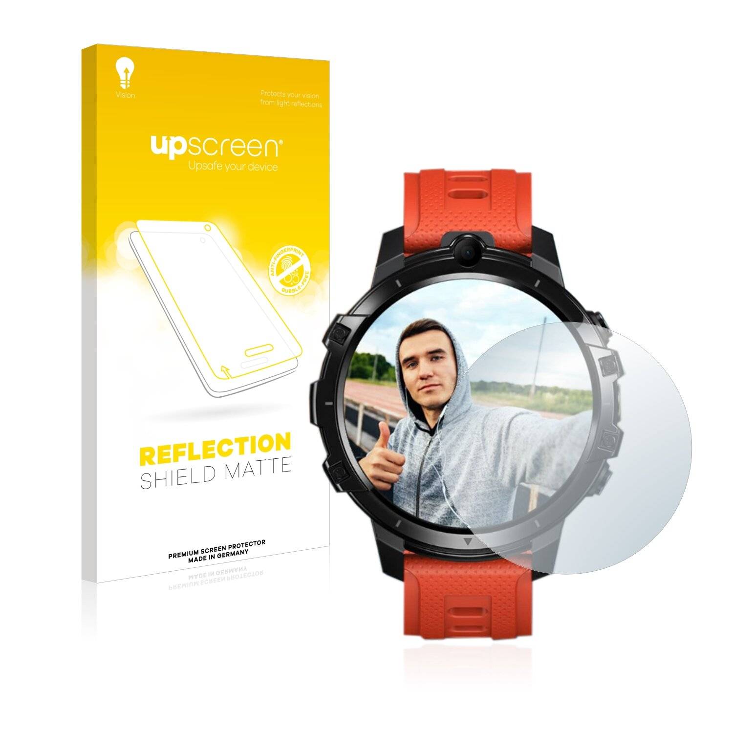upscreen Reflection Shield Matte Premium Displayschutzfolie für Zeblaze Thor