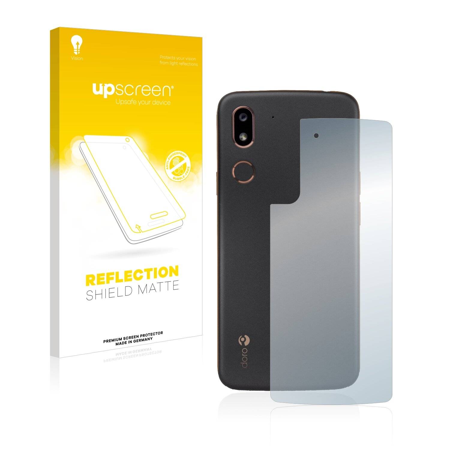 upscreen Reflection Shield Matte Premium Displayschutzfolie für Doro 8080