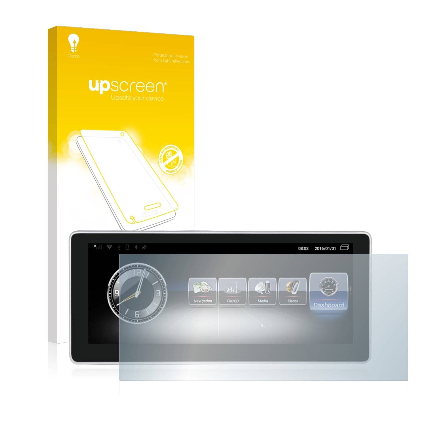 upscreen Reflection Shield Matte Premium Displayschutzfolie für Mercedes-Benz E-Class W212