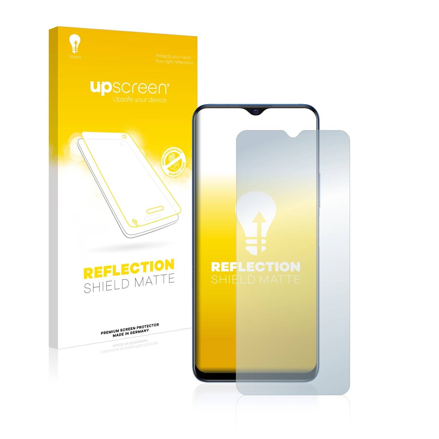 upscreen Reflection Shield Matte Premium Displayschutzfolie für Vivo