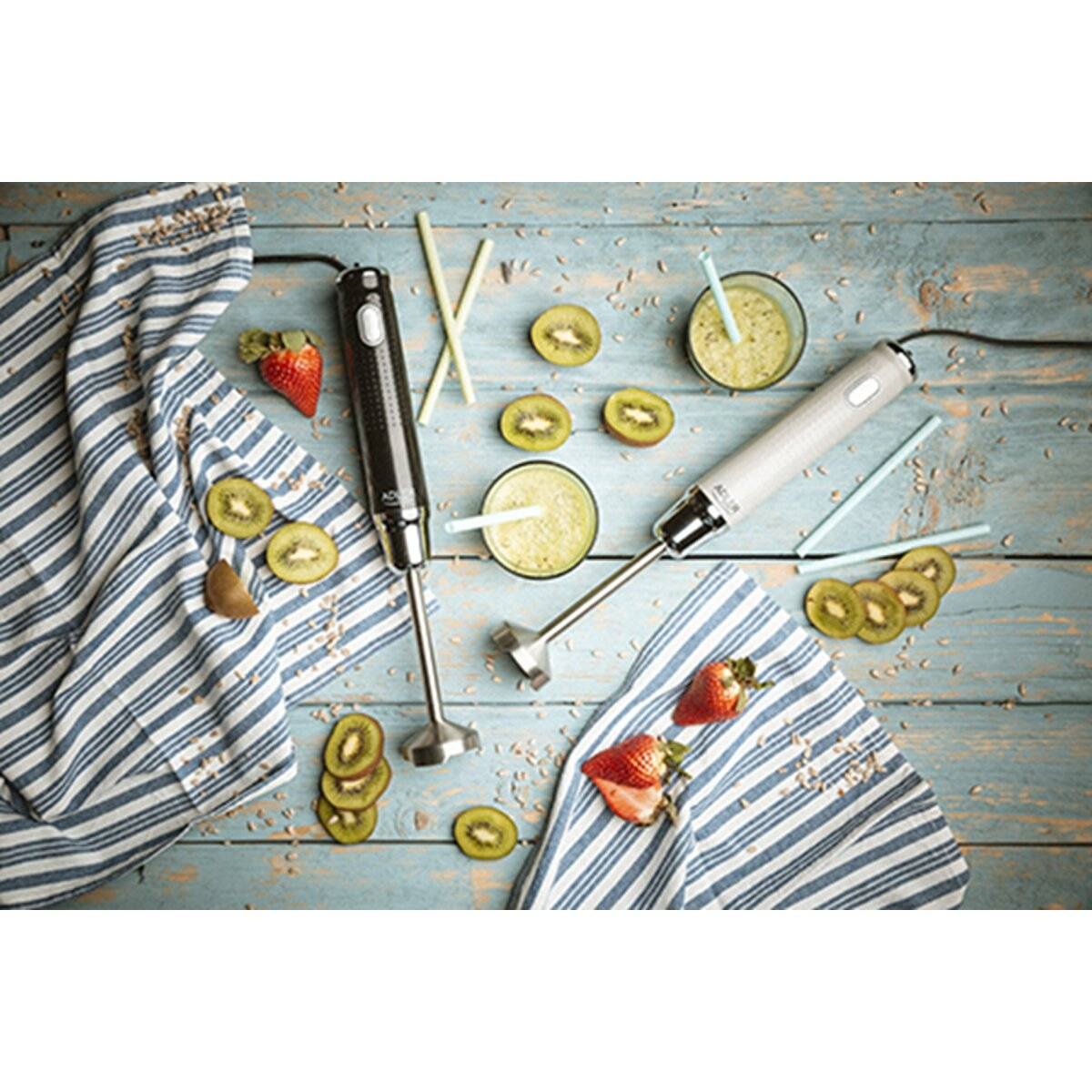 Adler AD 4617 Stabmixer 350 W - Ergonomischer Griff, Edelstahlklingen, Schwarz