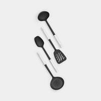 Brabantia 260285, 4 Stück(e), Schwarz, Satinierter Stahl