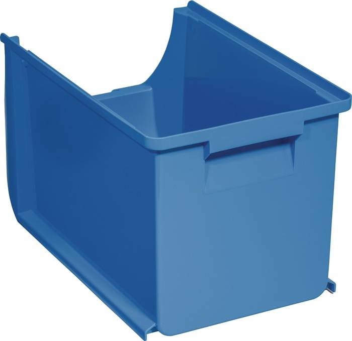 Sichtlagerkasten Profi-Plus L355xB205xH200mm PP blau ALLIT