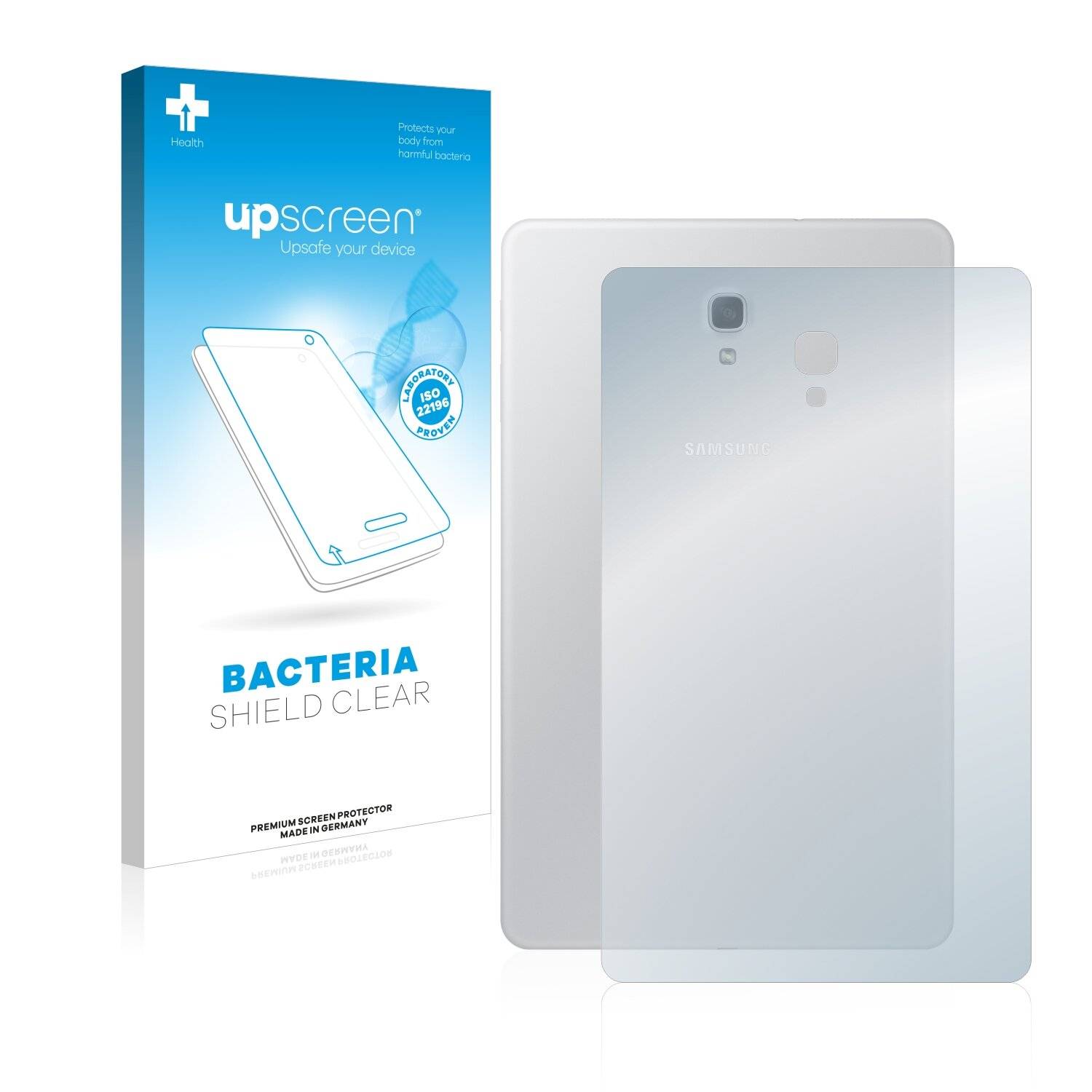 upscreen Bacteria Shield Clear Premium Antibakterielle Displayschutzfolie für Samsung Galaxy