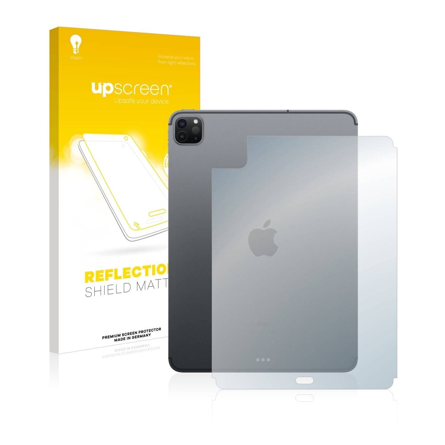 upscreen Reflection Shield Matte Premium Displayschutzfolie für Apple iPad Pro 11 WiFi 2020