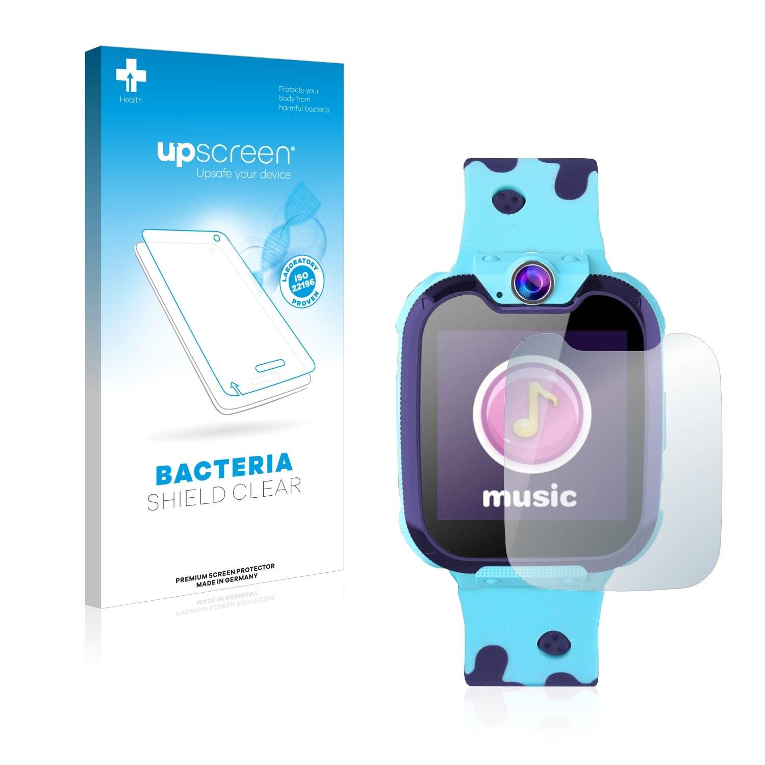 upscreen Bacteria Shield Clear Premium Antibakterielle Displayschutzfolie für Jaybest