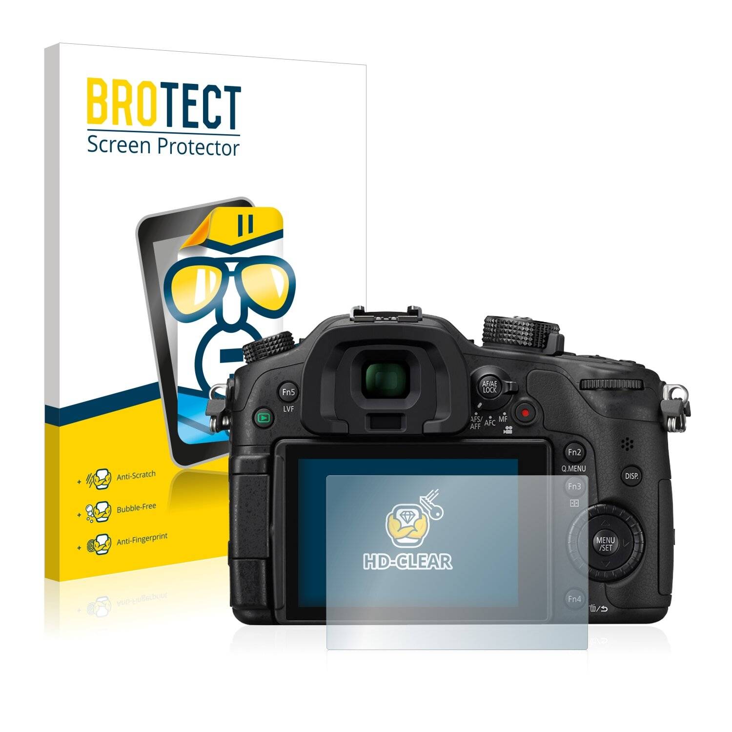2x BROTECT HD-Clear Displayschutzfolie für Panasonic Lumix