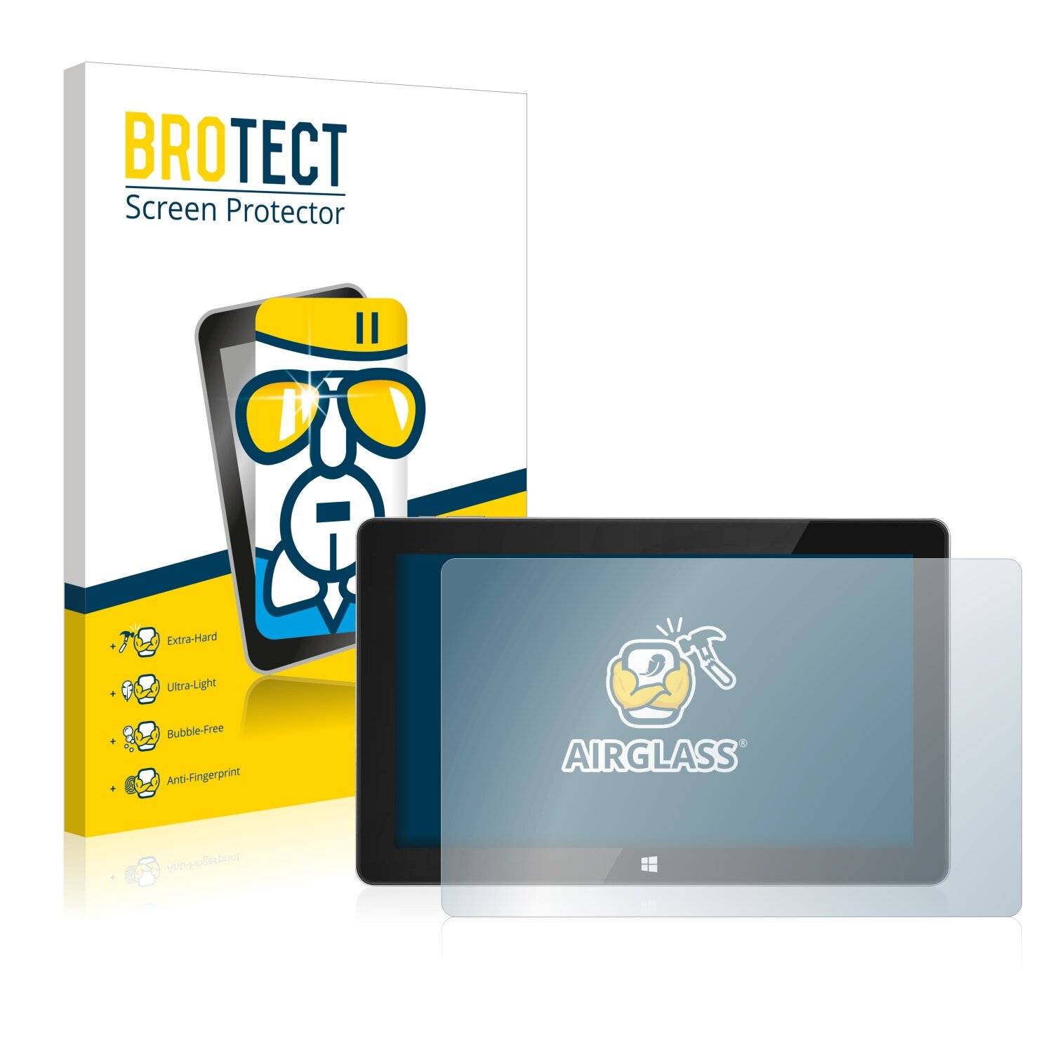 BROTECT AirGlass Schutzglas Folie für Jumper EZpad 6