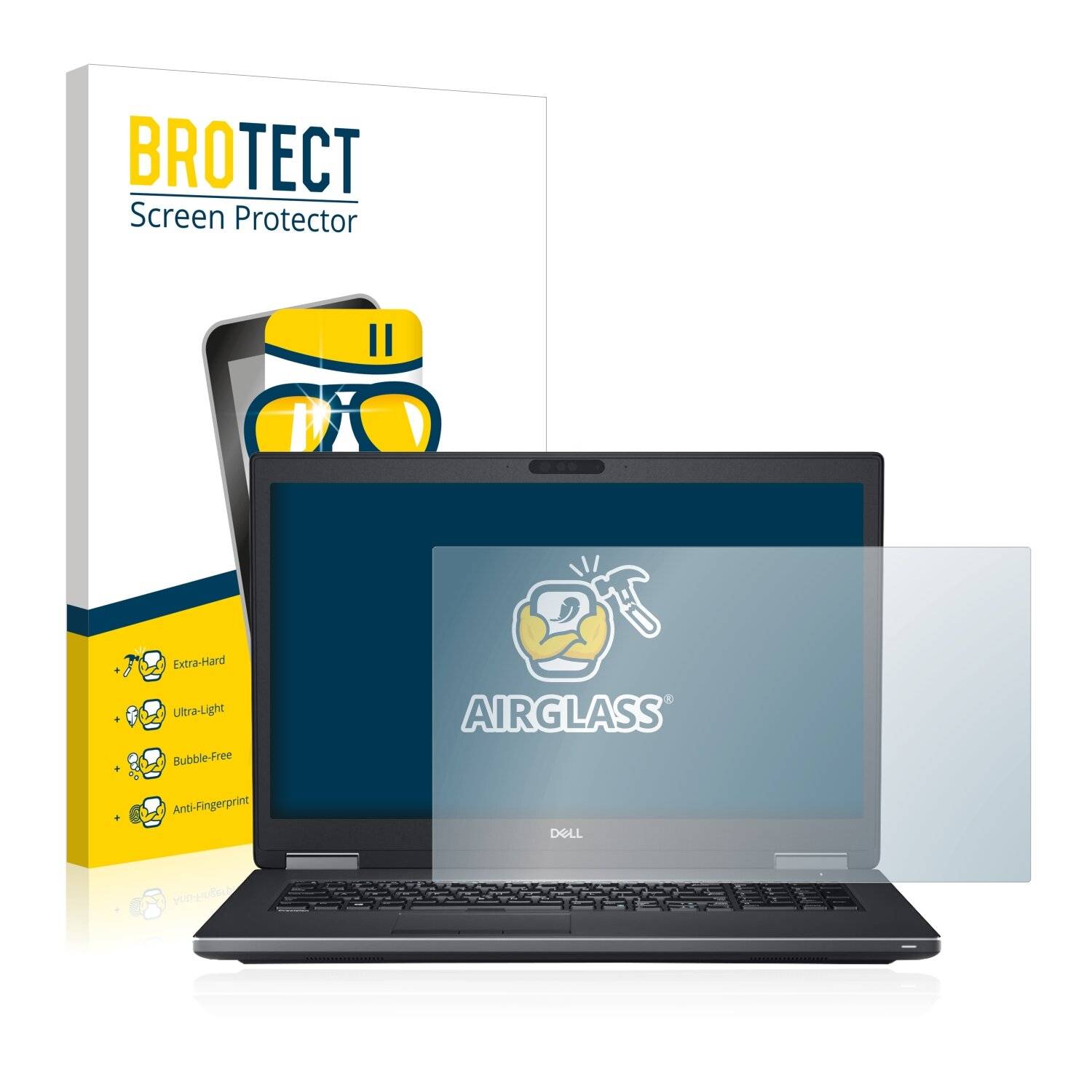 BROTECT AirGlass Schutzglas Folie für Dell Precision