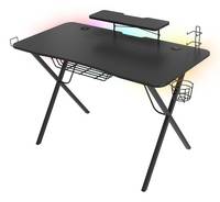 Genesis Gaming Tisch HOLM 300 RGB schwarz (120cm x 75cm) Multimedia-Technik