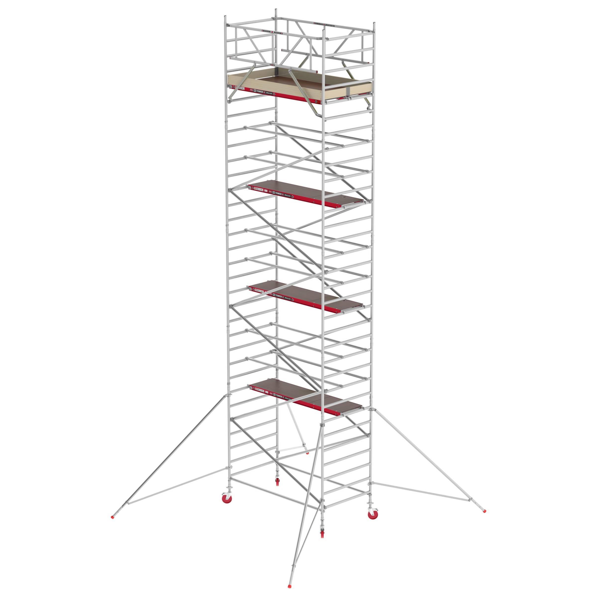 Altrex Fahrgerüst RS Tower 42 Aluminium mit Holz-Plattform 8,20m AH 1,35x1,85m