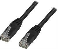 Deltaco TP-67S - 7 m - Cat6 - U/UTP (UTP) - RJ-45 - RJ-45 - Schwarz