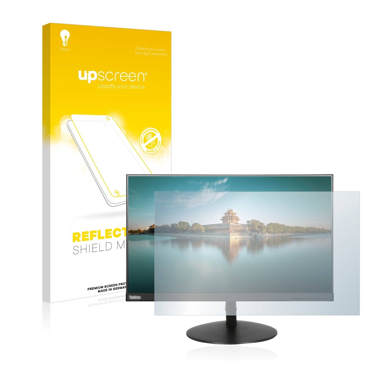 upscreen Reflection Shield Matte Premium Displayschutzfolie für Lenovo ThinkVision