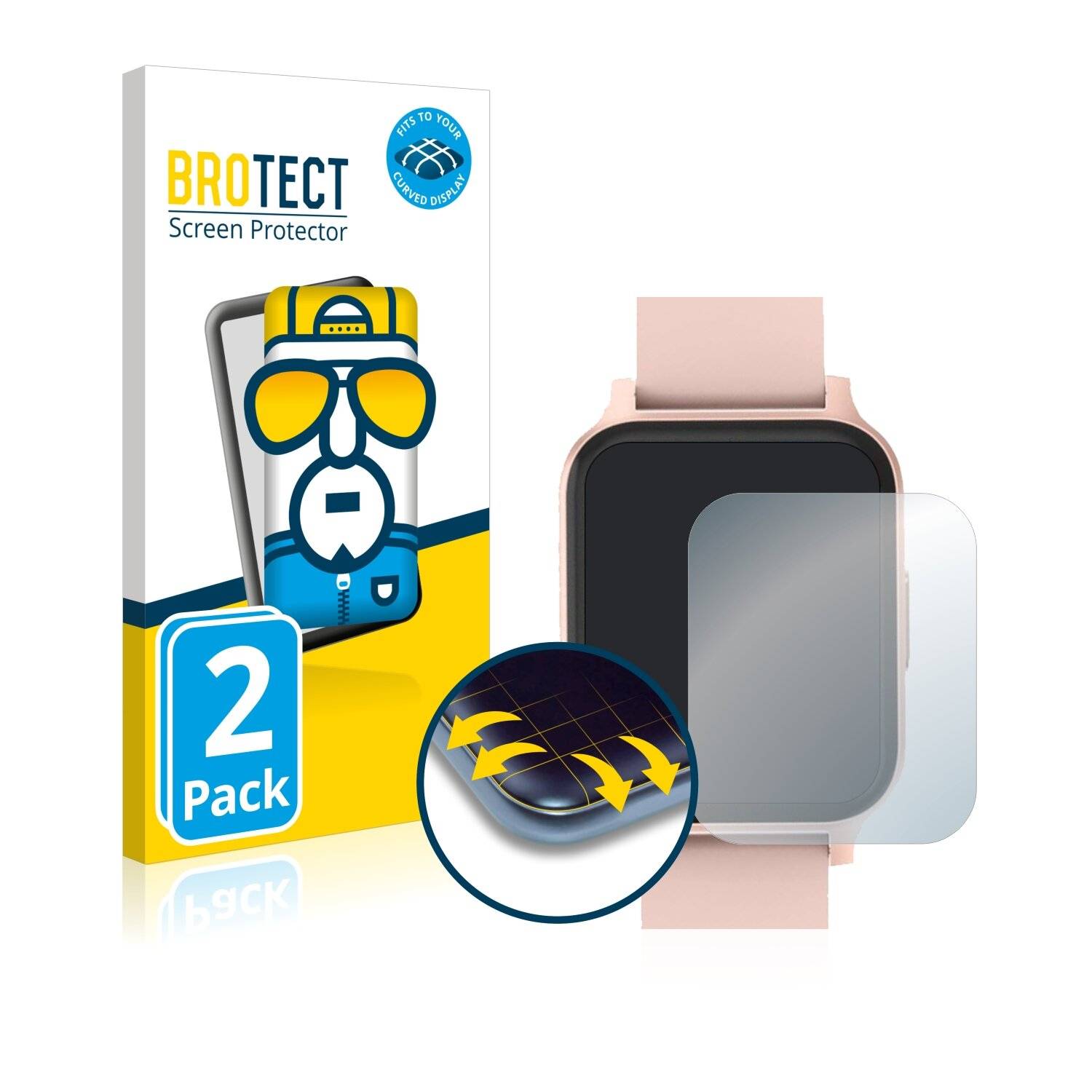 2x BROTECT Flex Full-Cover Displayschutzfolie für Cloudpoem