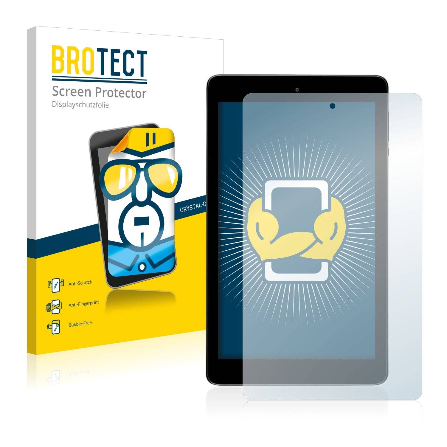 2x BROTECT HD-Clear Displayschutzfolie für Teclast