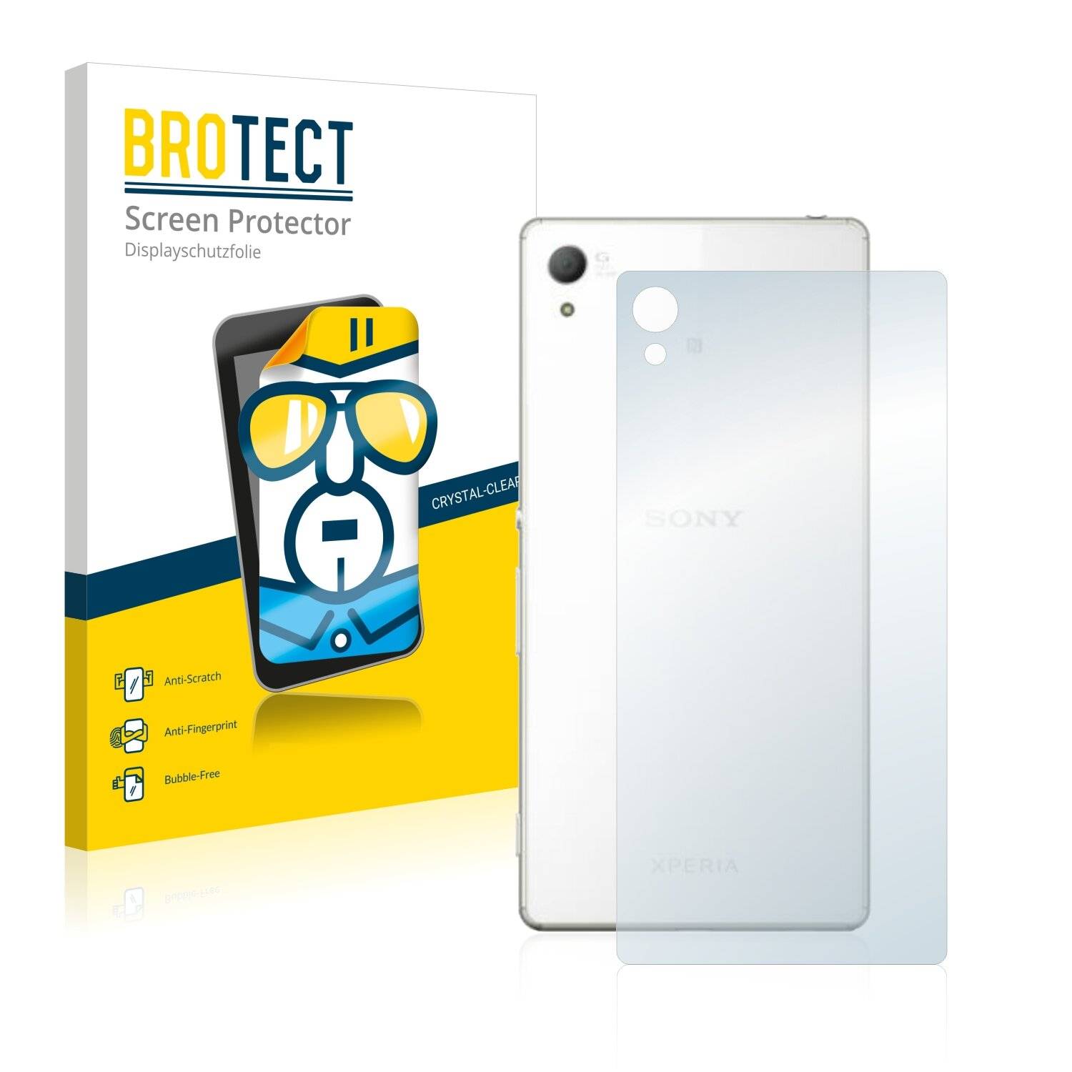 2x BROTECT HD-Clear Displayschutzfolie für Sony Xperia Z4