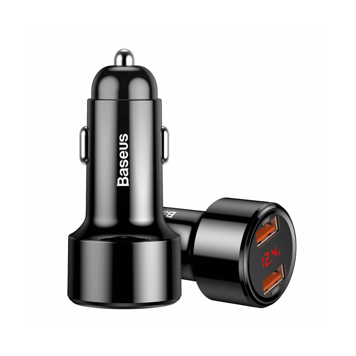 Baseus Magic Series Dual QC - Quick Charge 3.0 2x USB 45W 6A Autoladegerät schwarz (CCMLC20A-01)