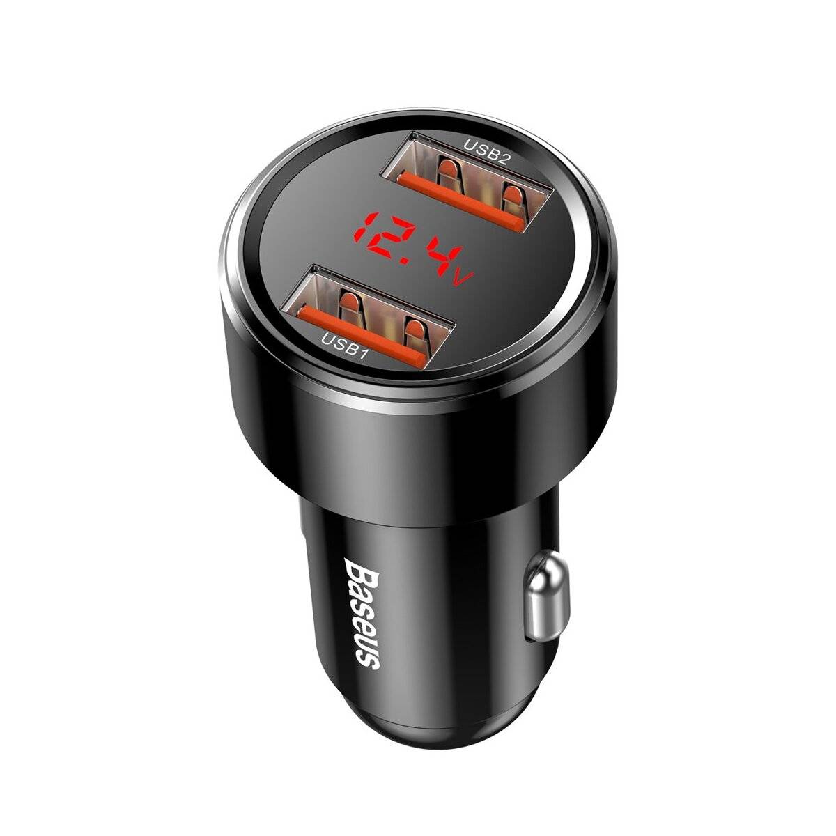 Baseus Magic Series Dual QC - Quick Charge 3.0 2x USB 45W 6A Autoladegerät schwarz (CCMLC20A-01)