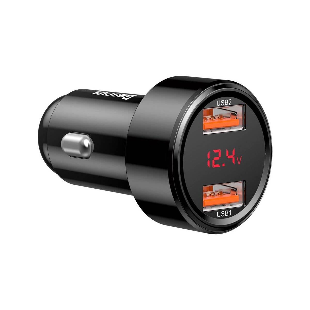 Baseus Magic Series Dual QC - Quick Charge 3.0 2x USB 45W 6A Autoladegerät schwarz (CCMLC20A-01)