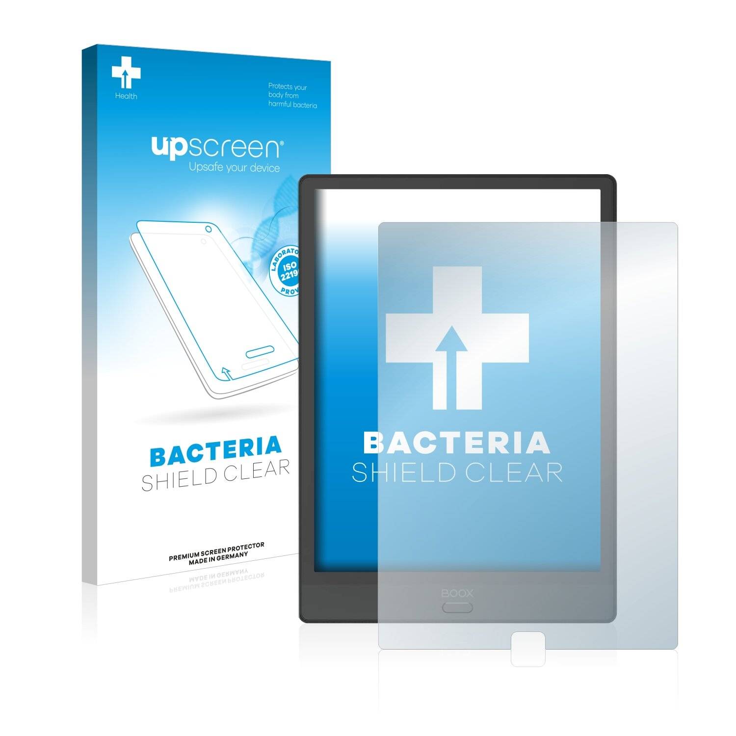 upscreen Bacteria Shield Clear Premium Antibakterielle Displayschutzfolie für Onyx Boox Note