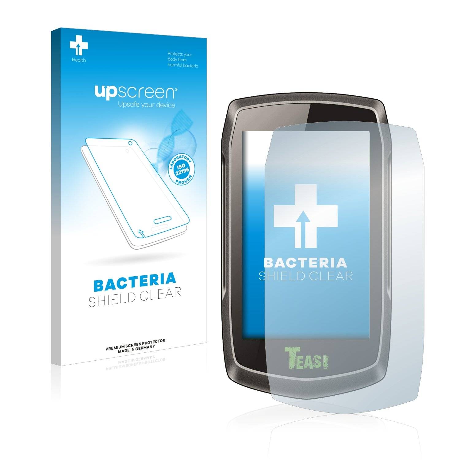 upscreen Bacteria Shield Clear Premium Antibakterielle Displayschutzfolie für A-Rival Teasi