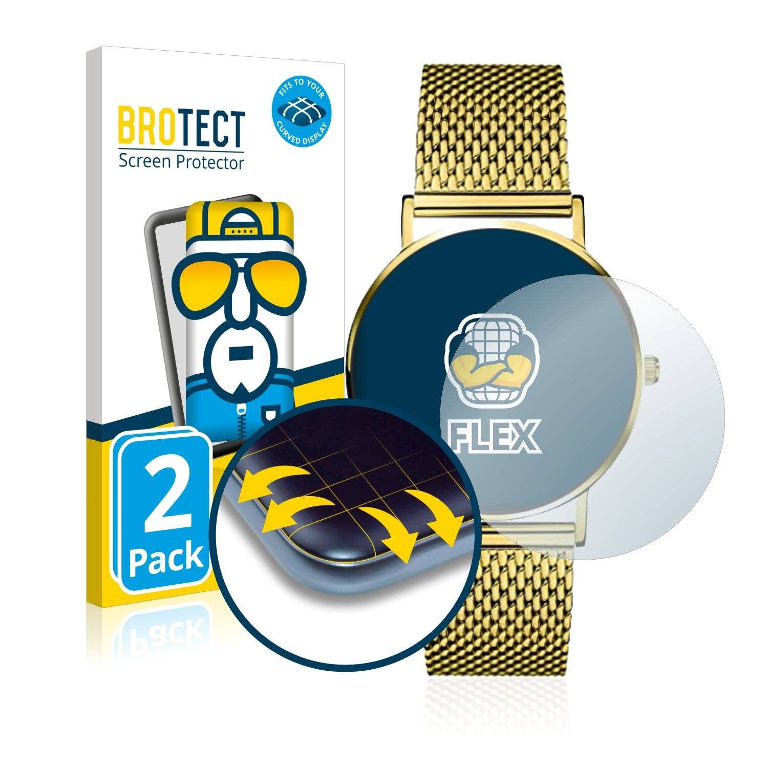 2x BROTECT Flex Full-Cover Displayschutzfolie für Liebeskind