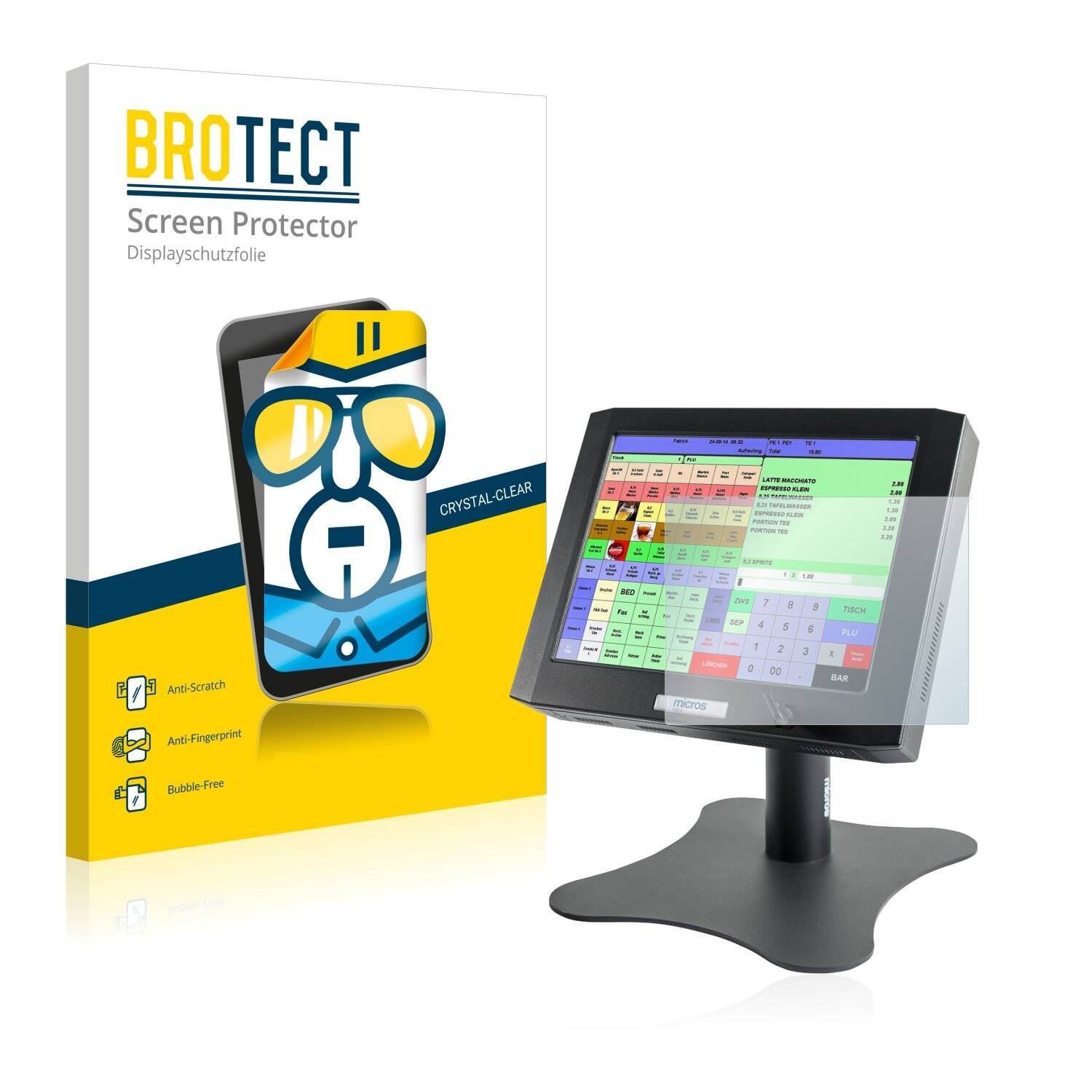 2x BROTECT HD-Clear Displayschutzfolie für Oracle INKA 415