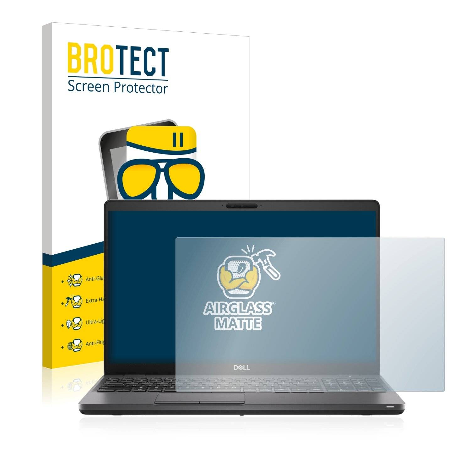BROTECT AirGlass Matte Schutzglas Folie für Dell Precision