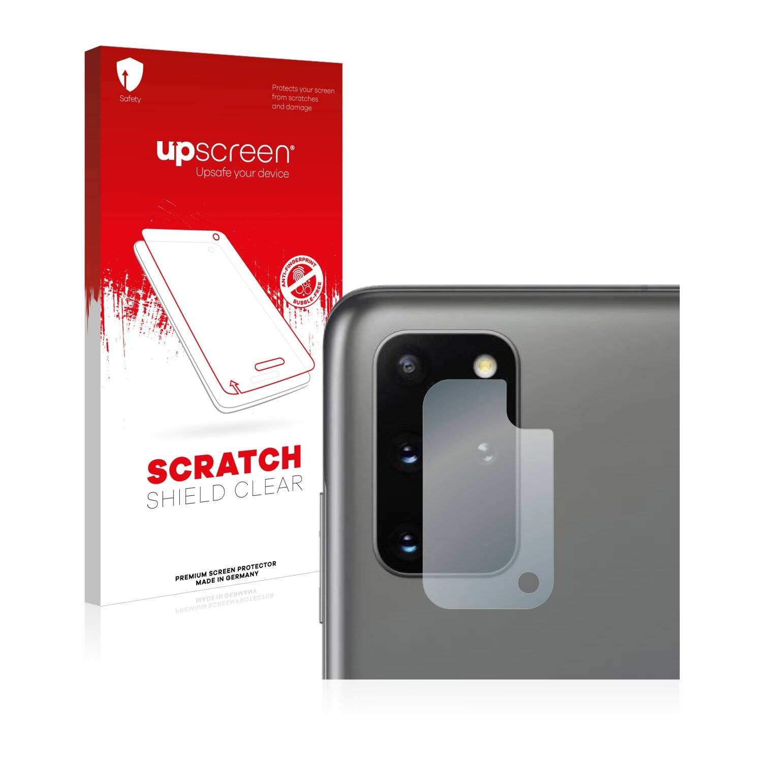 upscreen Scratch Shield Clear Premium Displayschutzfolie für Samsung Galaxy S20 Plus 5G (NUR